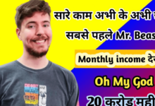 MrBeast Monthly Income